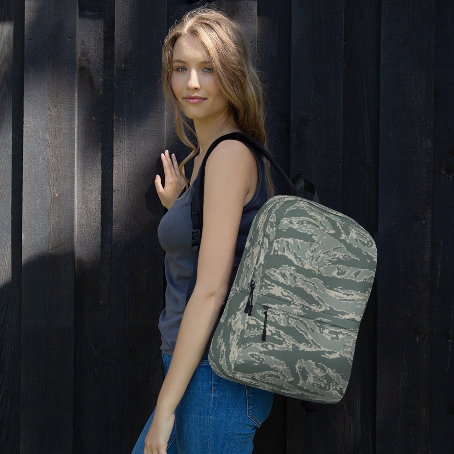 American Tiger Stripe Airman Battle Uniform (ABU) CAMO Backpack