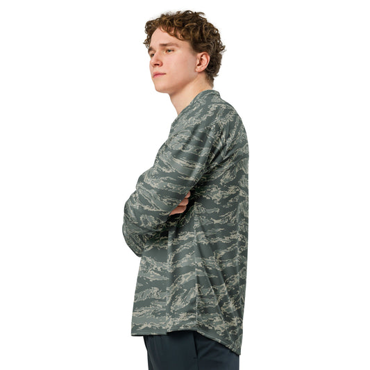 American Tiger Stripe Airman Battle Uniform (ABU) CAMO hockey fan jersey - 2XS - Hockey Jerseys