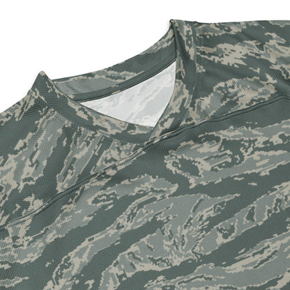 American Tiger Stripe Airman Battle Uniform (ABU) CAMO hockey fan jersey - Hockey Jerseys