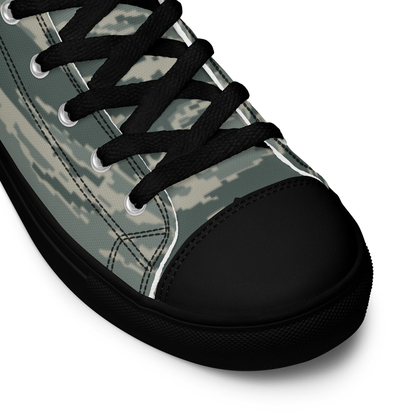 American Tiger Stripe Airman Battle Uniform (ABU) CAMO Mens high top canvas shoes High Top Canvas Shoes