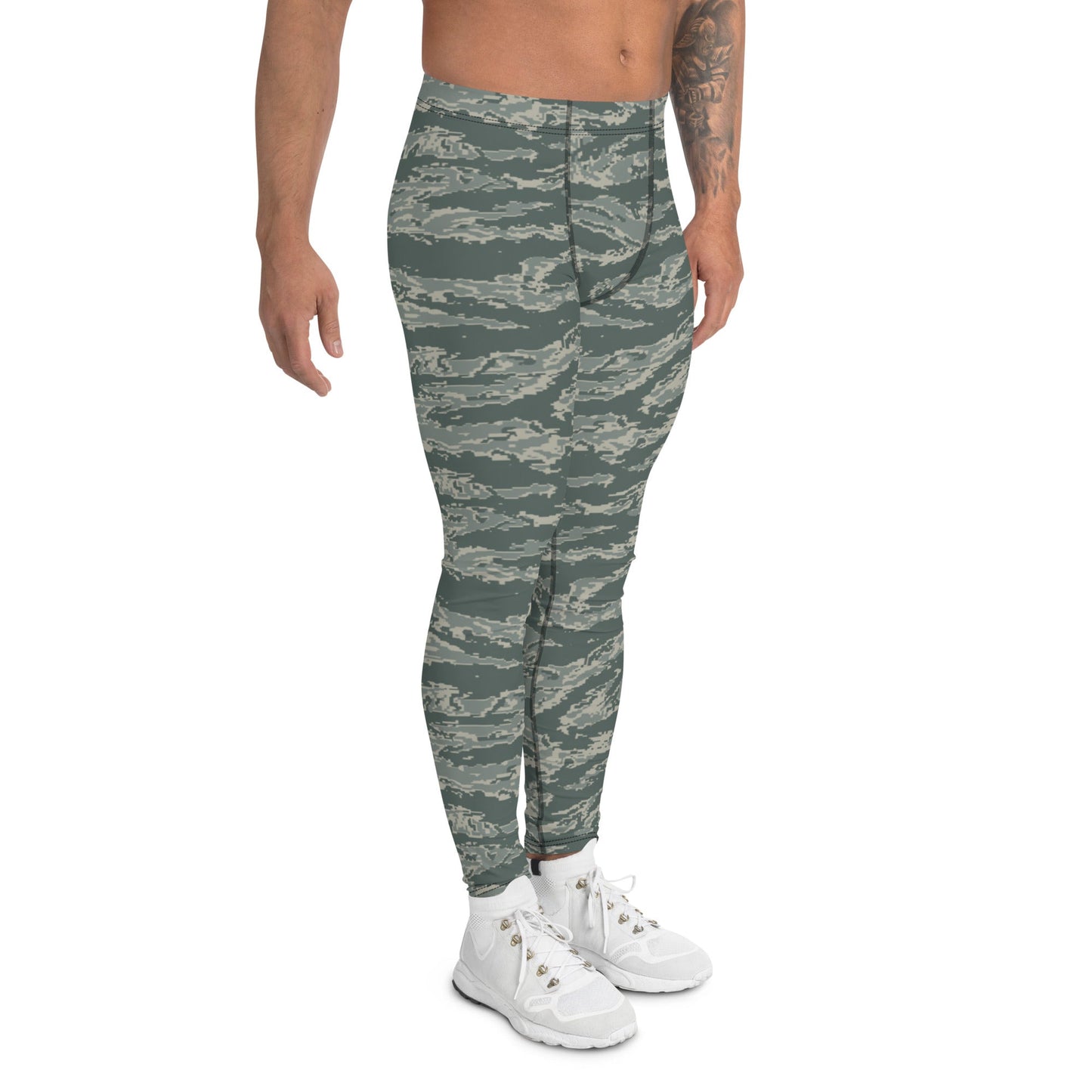 American Tiger Stripe Airman Battle Uniform (ABU) CAMO Mens Leggings