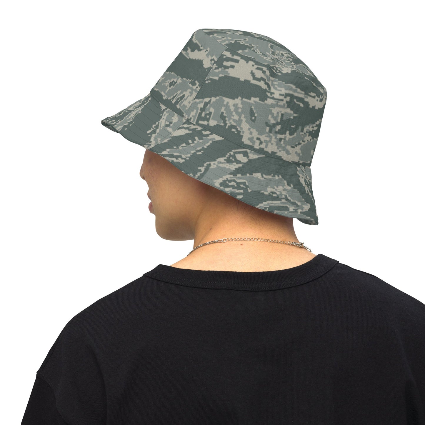 American Tiger Stripe Airman Battle Uniform (ABU) CAMO Reversible bucket hat Bucket Hats