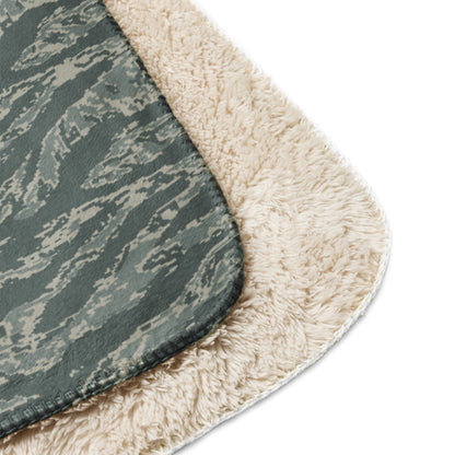 American Tiger Stripe Airman Battle Uniform (ABU) CAMO Sherpa Blanket