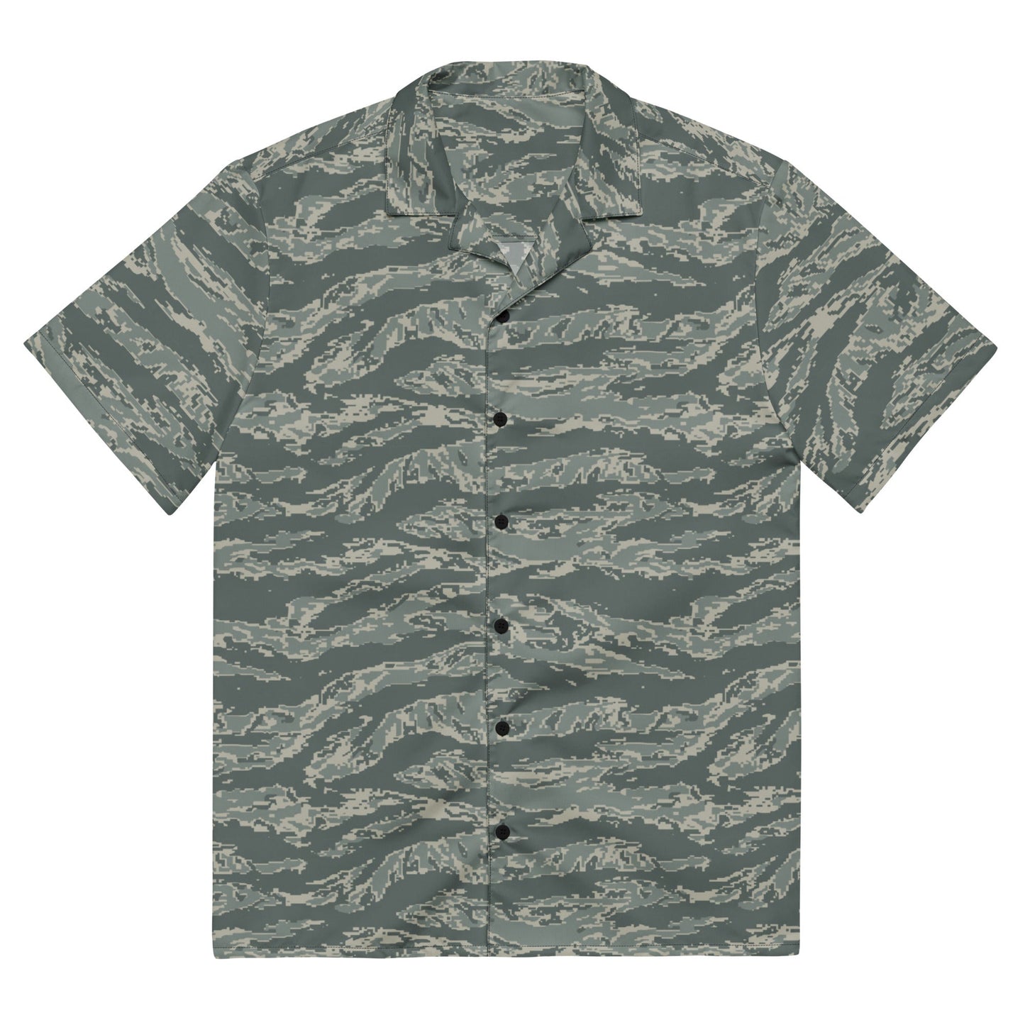American Tiger Stripe Airman Battle Uniform (ABU) CAMO Unisex button shirt 2XS Button Shirts