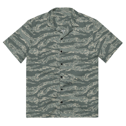 American Tiger Stripe Airman Battle Uniform (ABU) CAMO Unisex button shirt 2XS Button Shirts