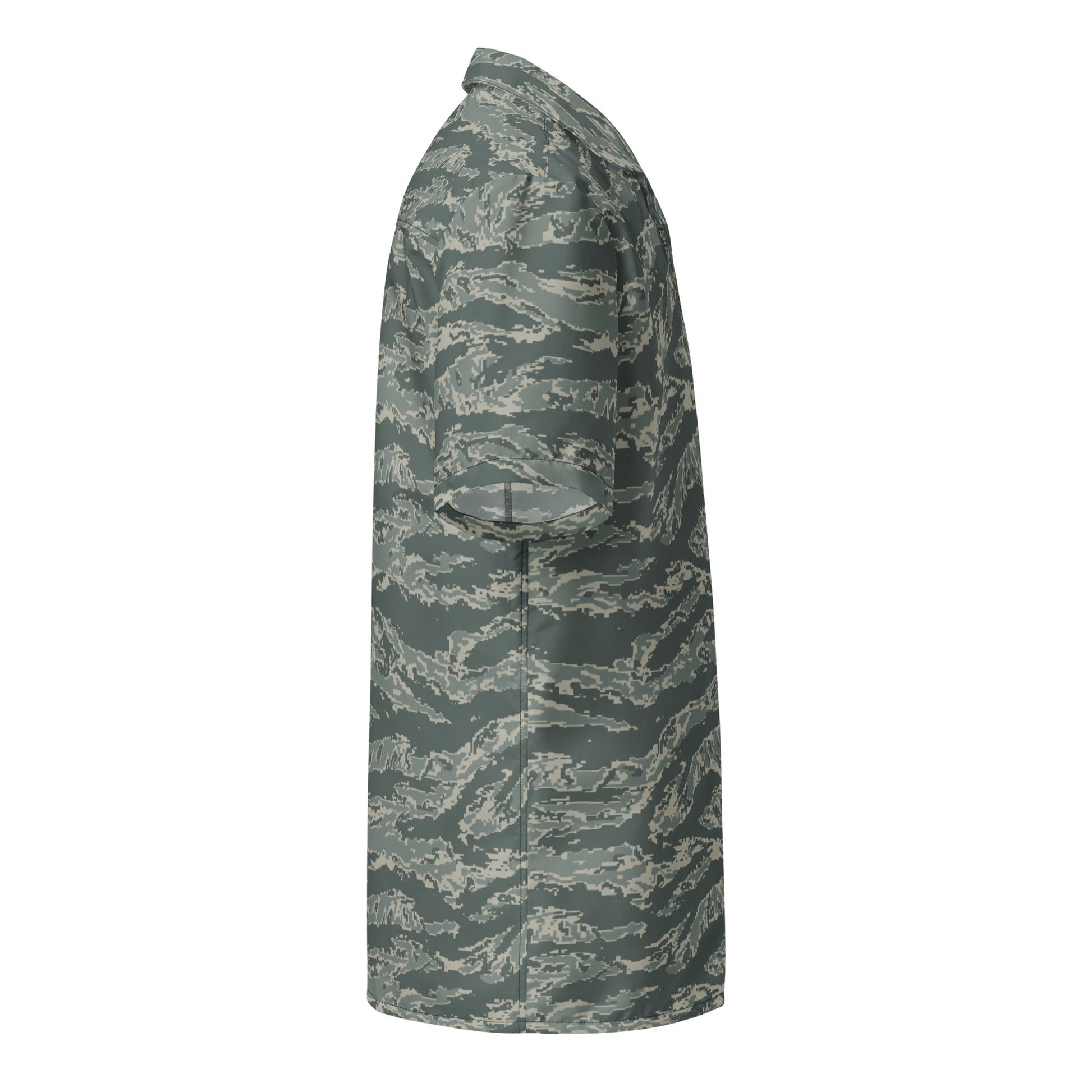 American Tiger Stripe Airman Battle Uniform (ABU) CAMO Unisex button shirt Button Shirts