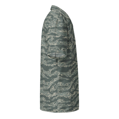 American Tiger Stripe Airman Battle Uniform (ABU) CAMO Unisex button shirt Button Shirts