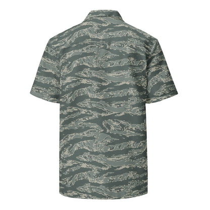 American Tiger Stripe Airman Battle Uniform (ABU) CAMO Unisex button shirt Button Shirts