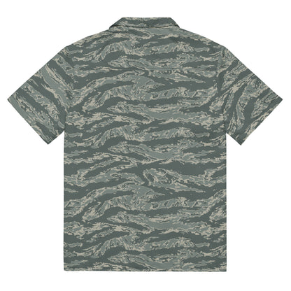 American Tiger Stripe Airman Battle Uniform (ABU) CAMO Unisex button shirt Button Shirts