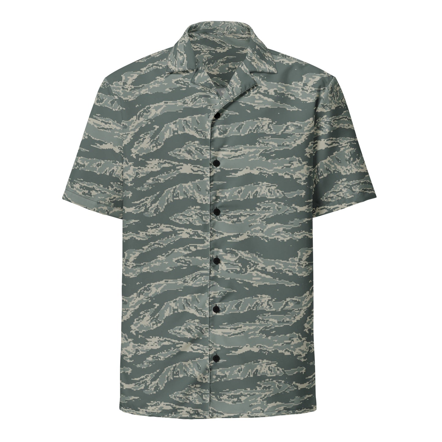 American Tiger Stripe Airman Battle Uniform (ABU) CAMO Unisex button shirt Button Shirts