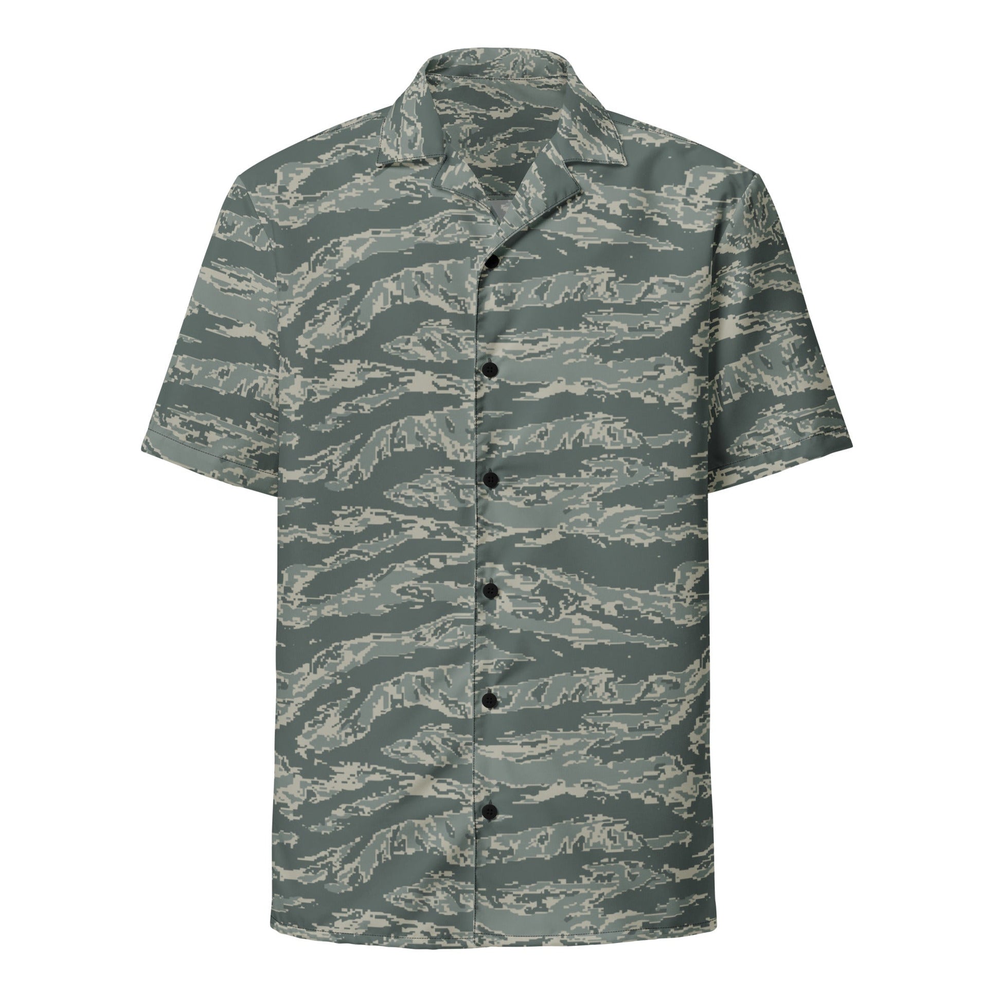 American Tiger Stripe Airman Battle Uniform (ABU) CAMO Unisex button shirt Button Shirts