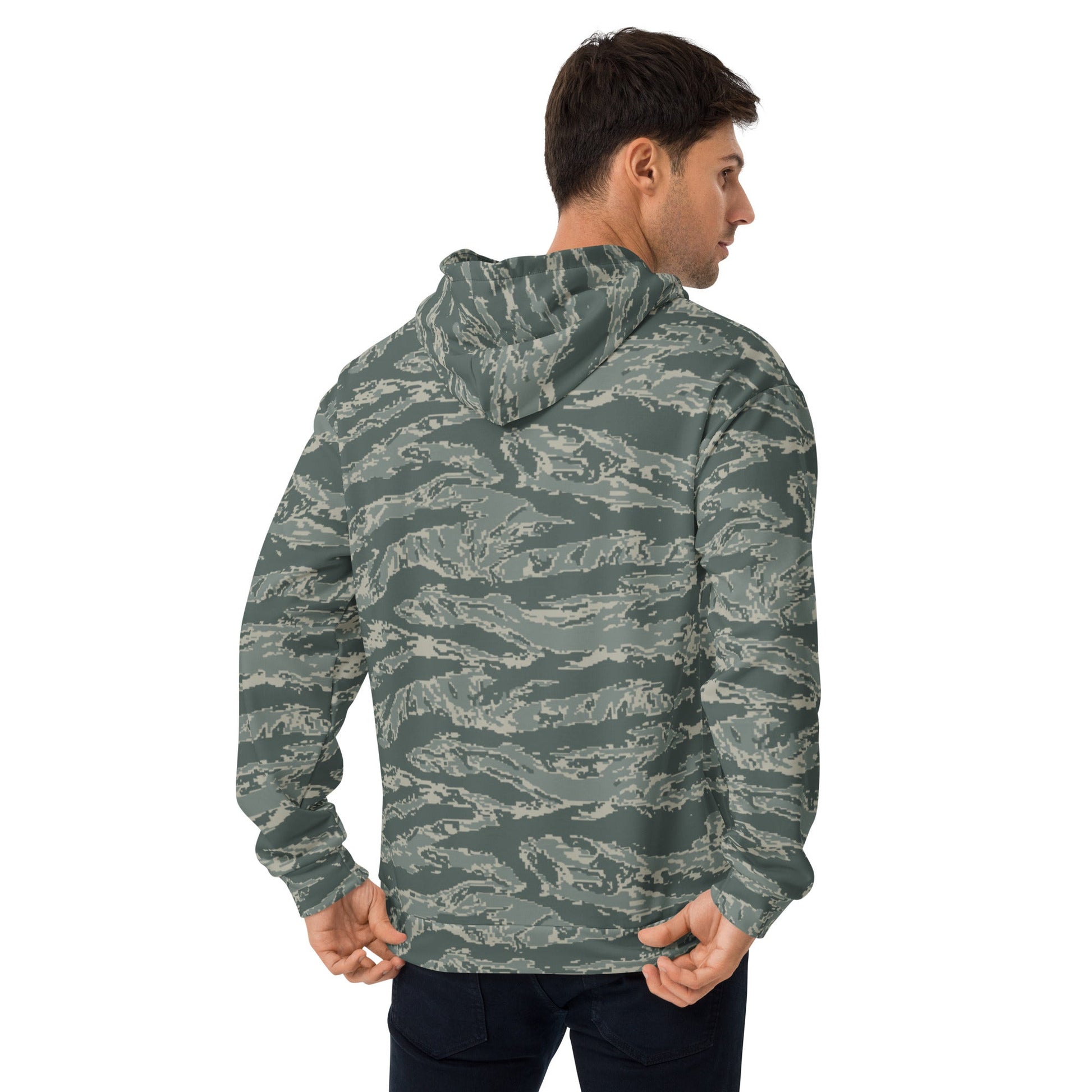American Tiger Stripe Airman Battle Uniform (ABU) CAMO Unisex Hoodie - Hoodies