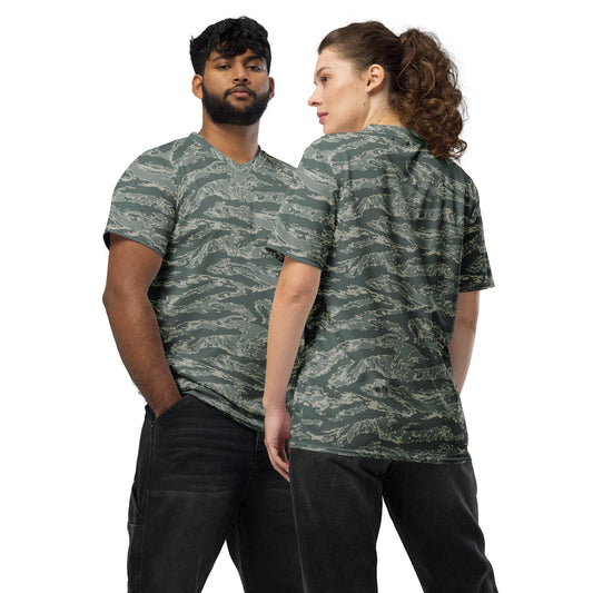 American Tiger Stripe Airman Battle Uniform (ABU) CAMO unisex sports jersey - 2XS - Sports Jerseys