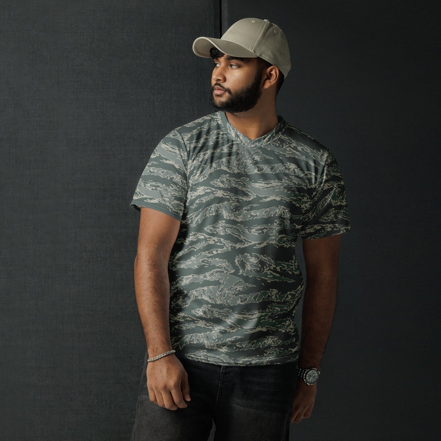 American Tiger Stripe Airman Battle Uniform (ABU) CAMO unisex sports jersey - Sports Jerseys