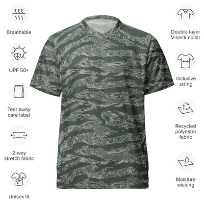 American Tiger Stripe Airman Battle Uniform (ABU) CAMO unisex sports jersey - Sports Jerseys