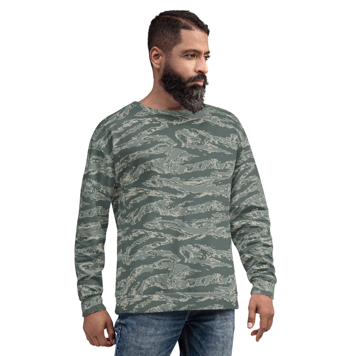 American Tiger Stripe Airman Battle Uniform (ABU) CAMO Unisex Sweatshirt Sweatshirts