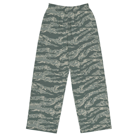 American Tiger Stripe Airman Battle Uniform (ABU) CAMO unisex wide-leg pants - 2XS - Wide-leg Pants