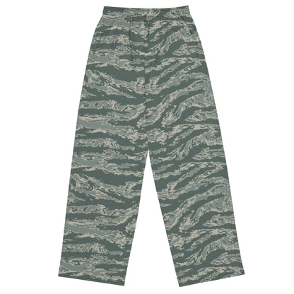 American Tiger Stripe Airman Battle Uniform (ABU) CAMO unisex wide-leg pants - Wide-leg Pants