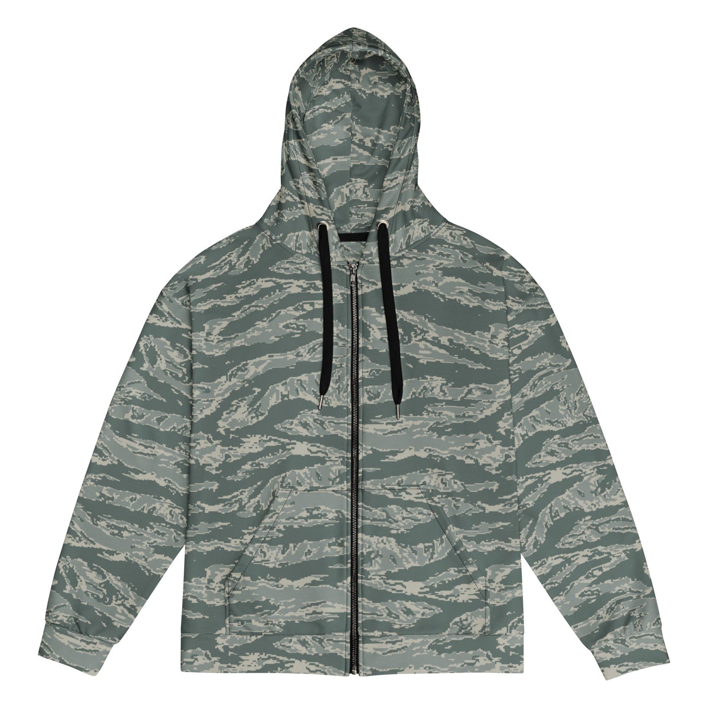 American Tiger Stripe Airman Battle Uniform (ABU) CAMO Unisex zip hoodie 2XS Zip Hoodies