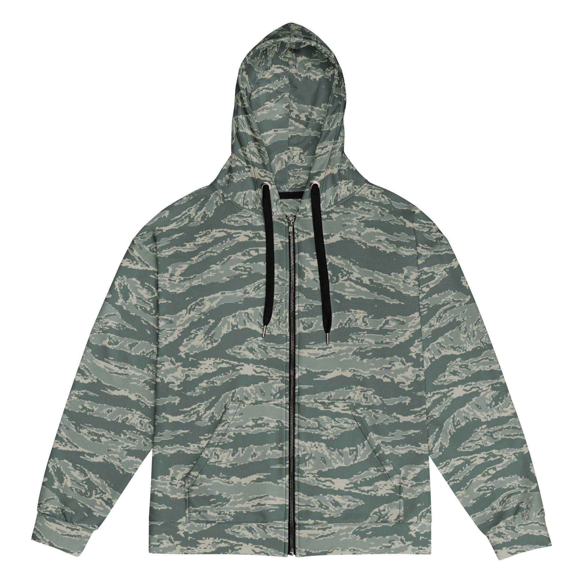 American Tiger Stripe Airman Battle Uniform (ABU) CAMO Unisex zip hoodie 2XS Zip Hoodies