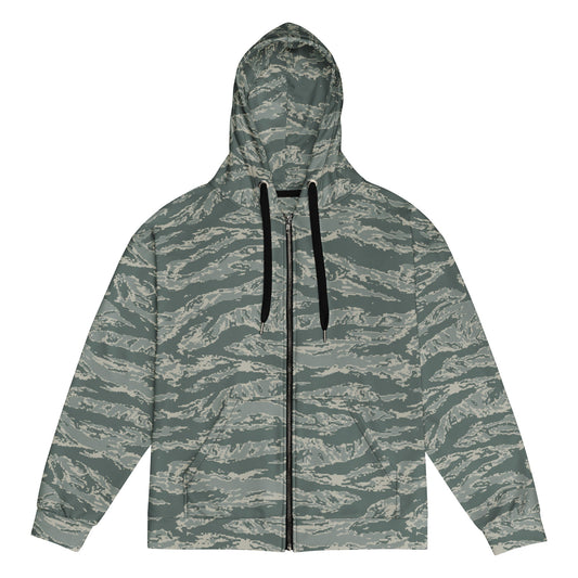 American Tiger Stripe Airman Battle Uniform (ABU) CAMO Unisex zip hoodie 2XS Zip Hoodies