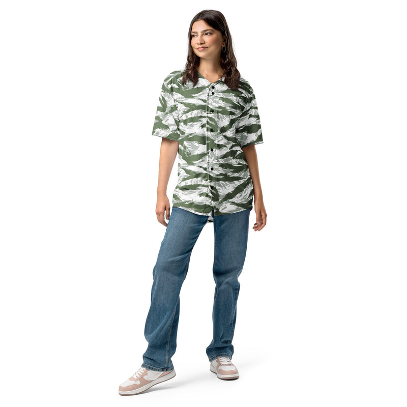 Tiger Stripe Arctic Noorvik CAMO Unisex Baseball Jersey