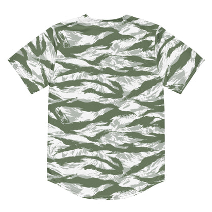 American Tiger Stripe Arctic Noorvik CAMO baseball jersey - Baseball Jerseys