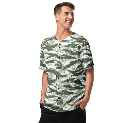American Tiger Stripe Arctic Noorvik CAMO baseball jersey - Baseball Jerseys