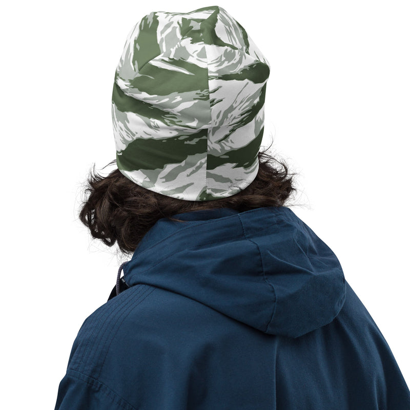 Tiger Stripe Arctic Noorvik CAMO Beanie - Head