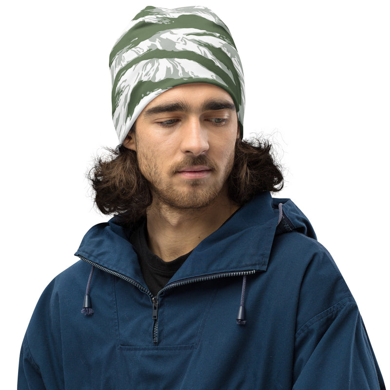 Tiger Stripe Arctic Noorvik CAMO Beanie - Head