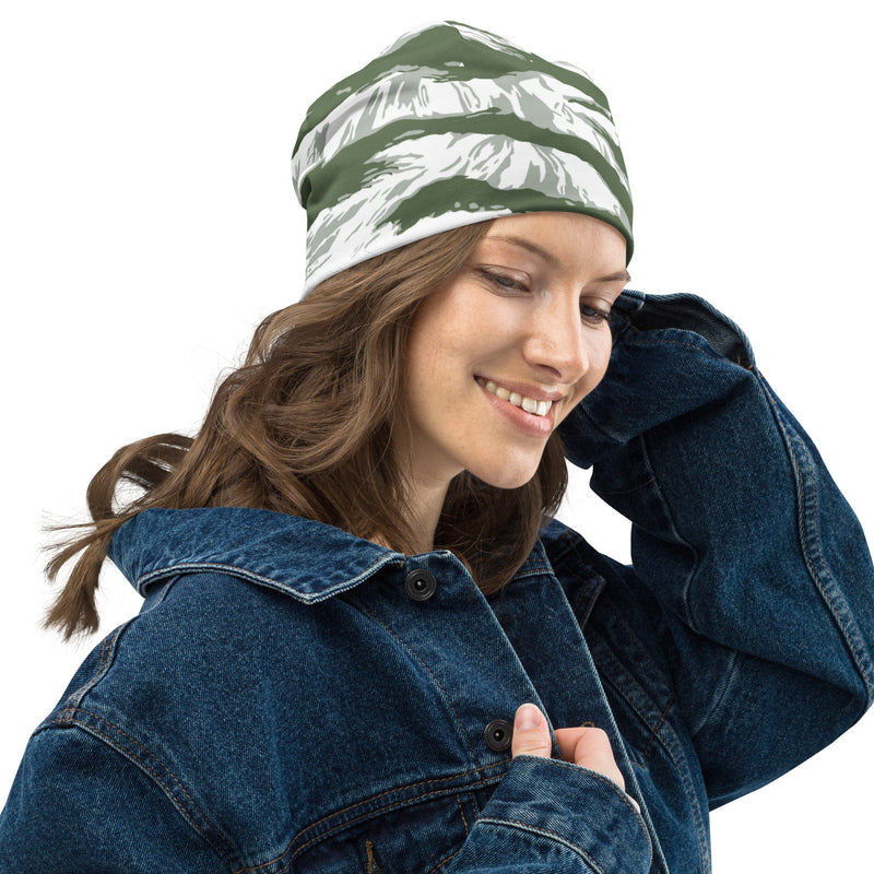Tiger Stripe Arctic Noorvik CAMO Beanie - Head