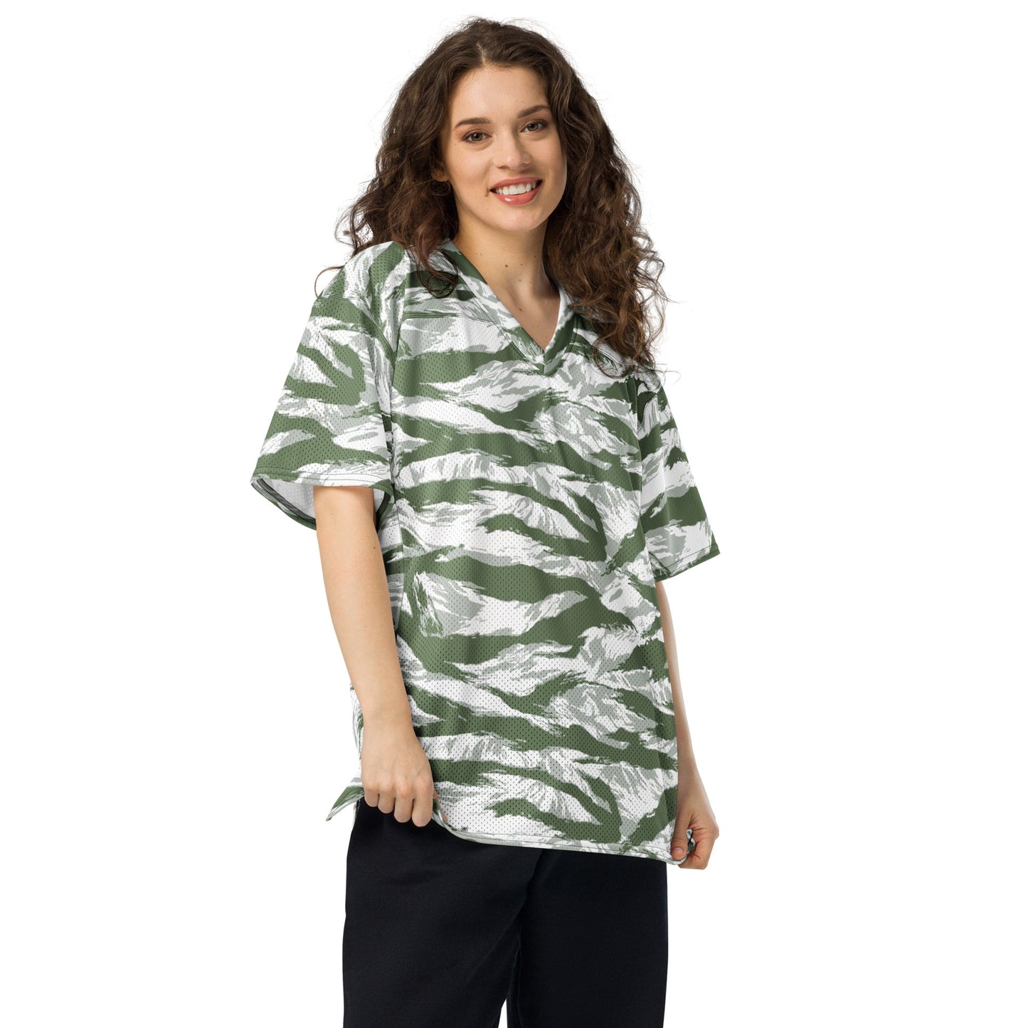 American Tiger Stripe Arctic Noorvik CAMO football jersey - Football Jersey