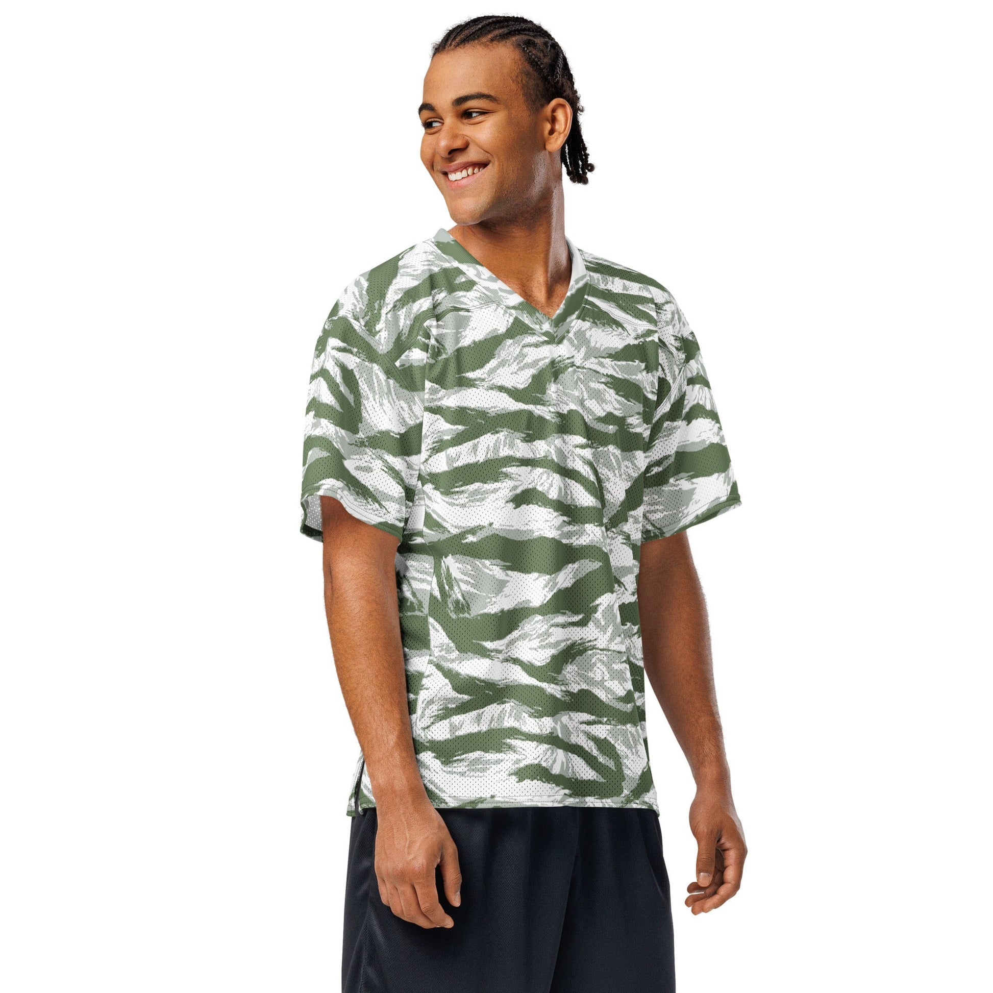 American Tiger Stripe Arctic Noorvik CAMO football jersey - Football Jersey