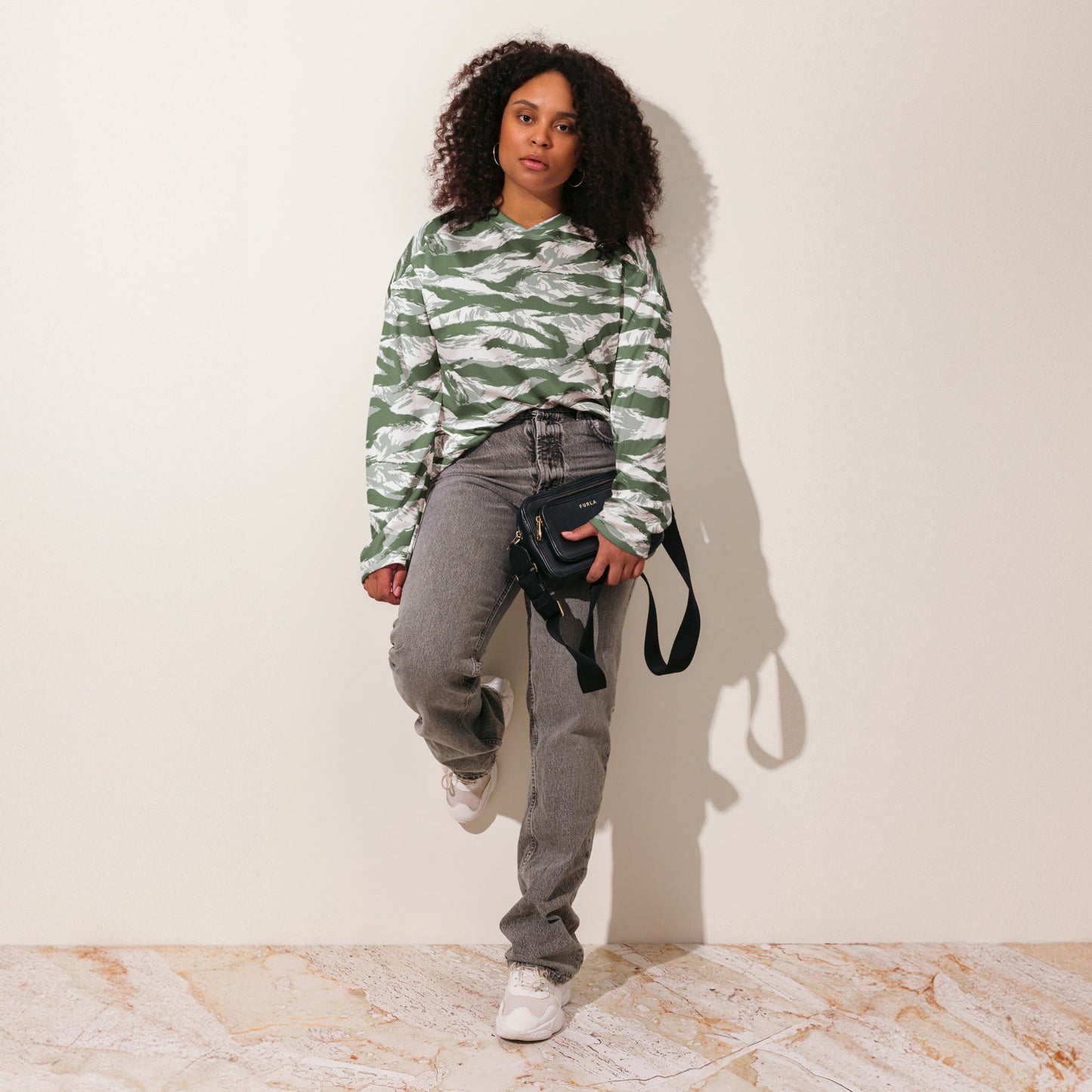 American Tiger Stripe Arctic Noorvik CAMO hockey fan jersey - Hockey Jerseys