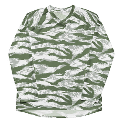 American Tiger Stripe Arctic Noorvik CAMO hockey fan jersey - Hockey Jerseys