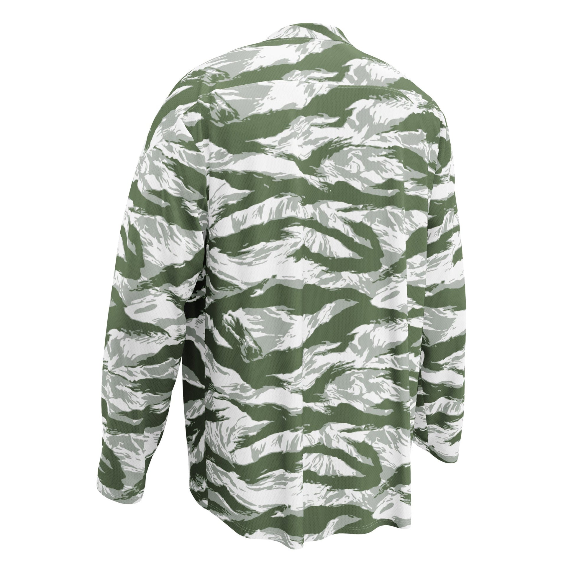 American Tiger Stripe Arctic Noorvik CAMO hockey fan jersey - Hockey Jerseys