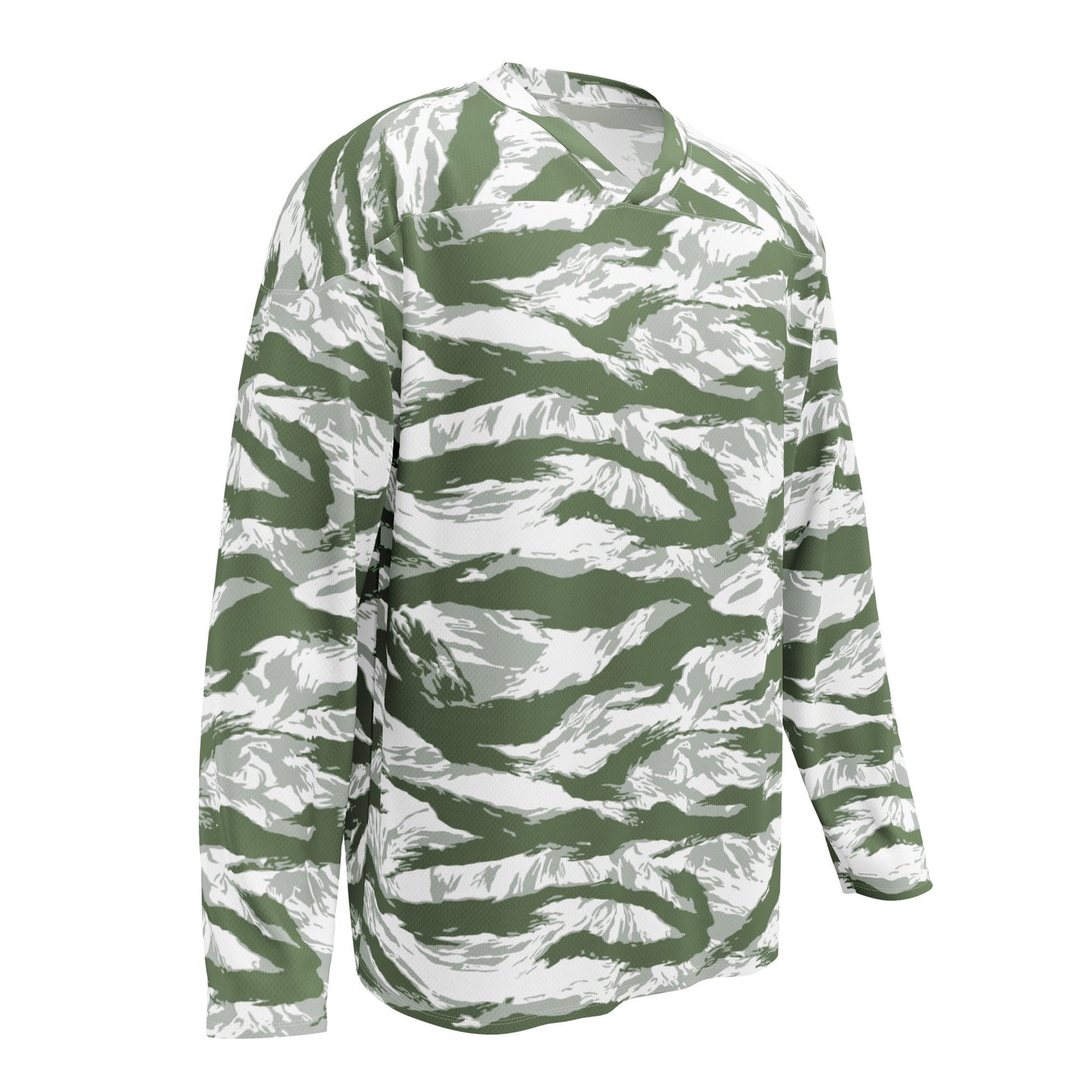 American Tiger Stripe Arctic Noorvik CAMO hockey fan jersey - Hockey Jerseys
