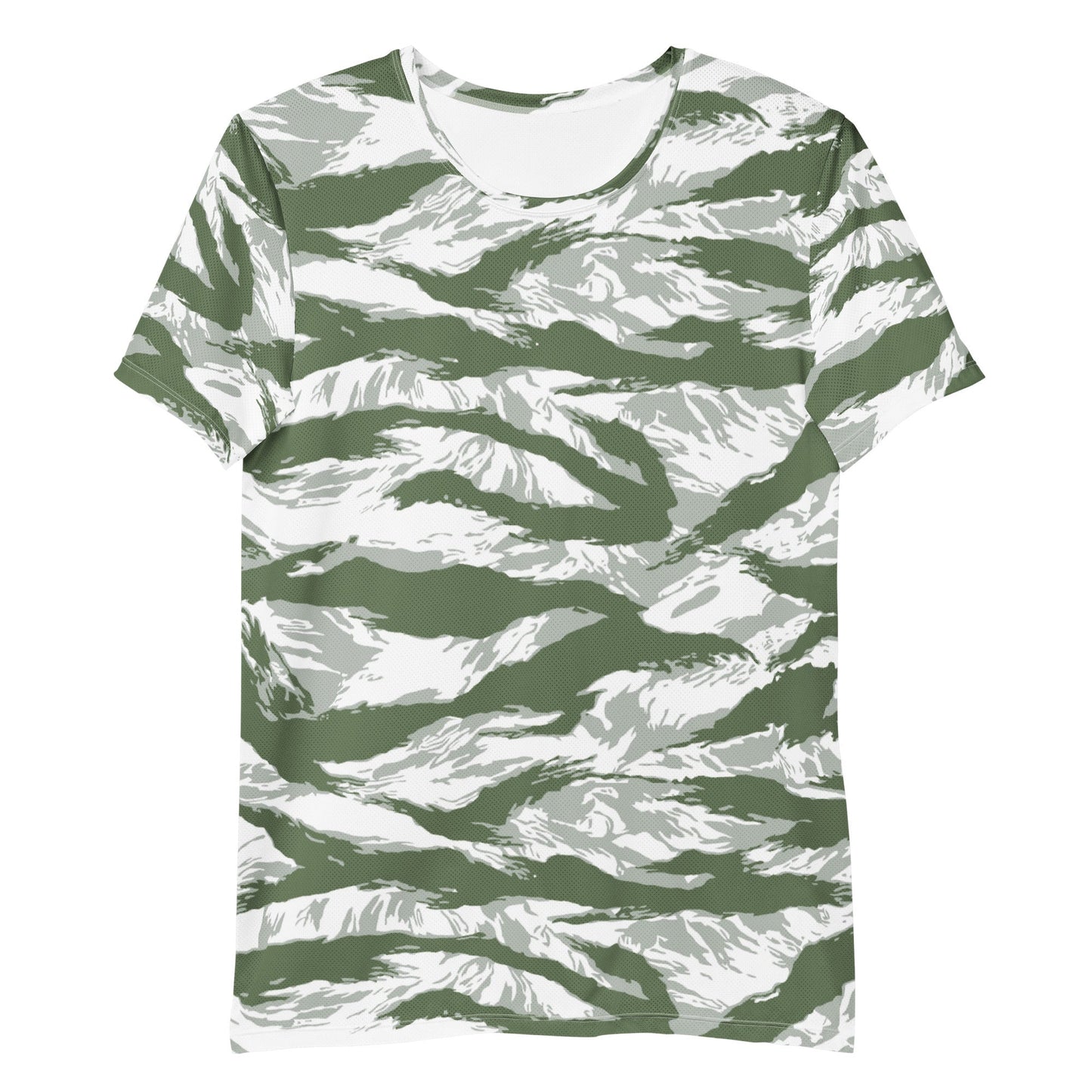 American Tiger Stripe Arctic Noorvik CAMO Mens Athletic T-shirt - T-Shirts