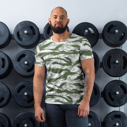 American Tiger Stripe Arctic Noorvik CAMO Mens Athletic T-shirt - XS - T-Shirts