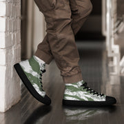 Tiger Stripe Arctic Noorvik CAMO Mens High-Top Canvas Shoes - Black / 5