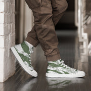 Tiger Stripe Arctic Noorvik CAMO Mens High-Top Canvas Shoes - White / 5