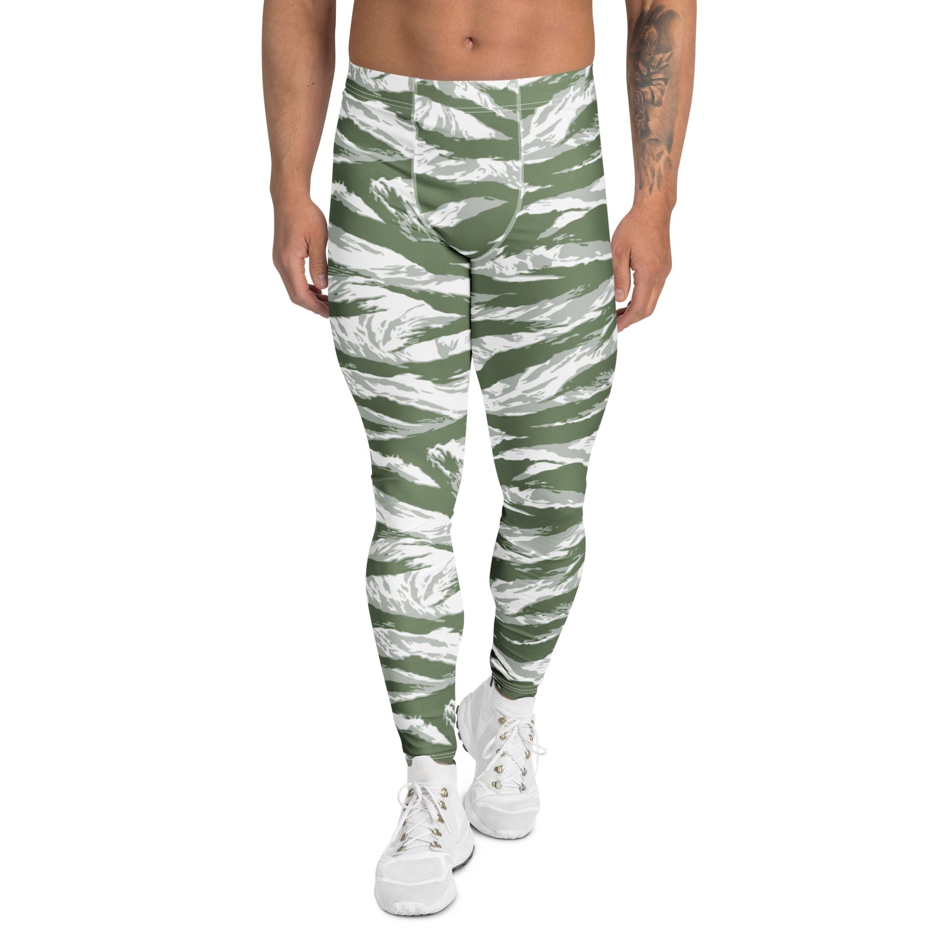 American Tiger Stripe Arctic Noorvik CAMO Mens Leggings - XS