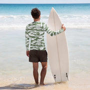 Tiger Stripe Arctic Noorvik CAMO Mens Long-Sleeve Rash Guard