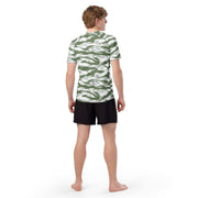 Tiger Stripe Arctic Noorvik CAMO Mens Short-Sleeve Rash Guard - SS