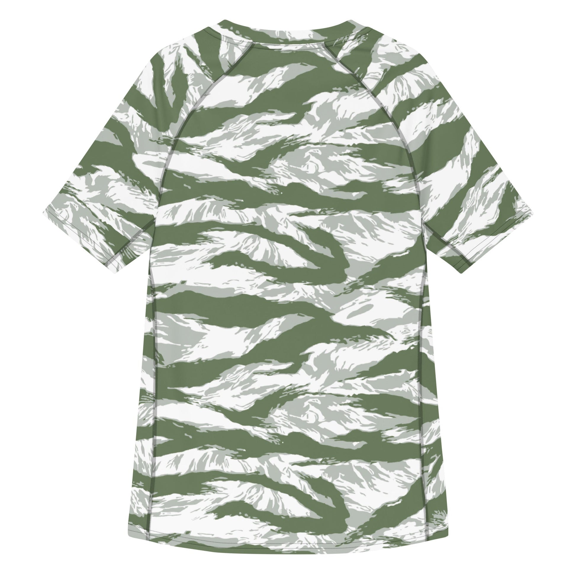 American Tiger Stripe Arctic Noorvik CAMO Mens Short-Sleeve Rash Guard - Short-sleeve Guards