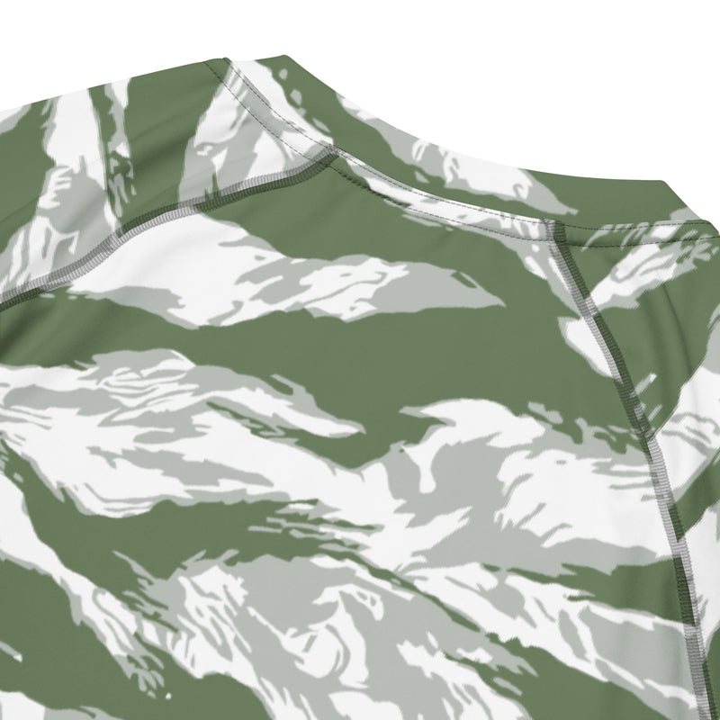 Tiger Stripe Arctic Noorvik CAMO Mens Short-Sleeve Rash Guard - SS