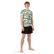 Tiger Stripe Arctic Noorvik CAMO Mens Short-Sleeve Rash Guard - SS