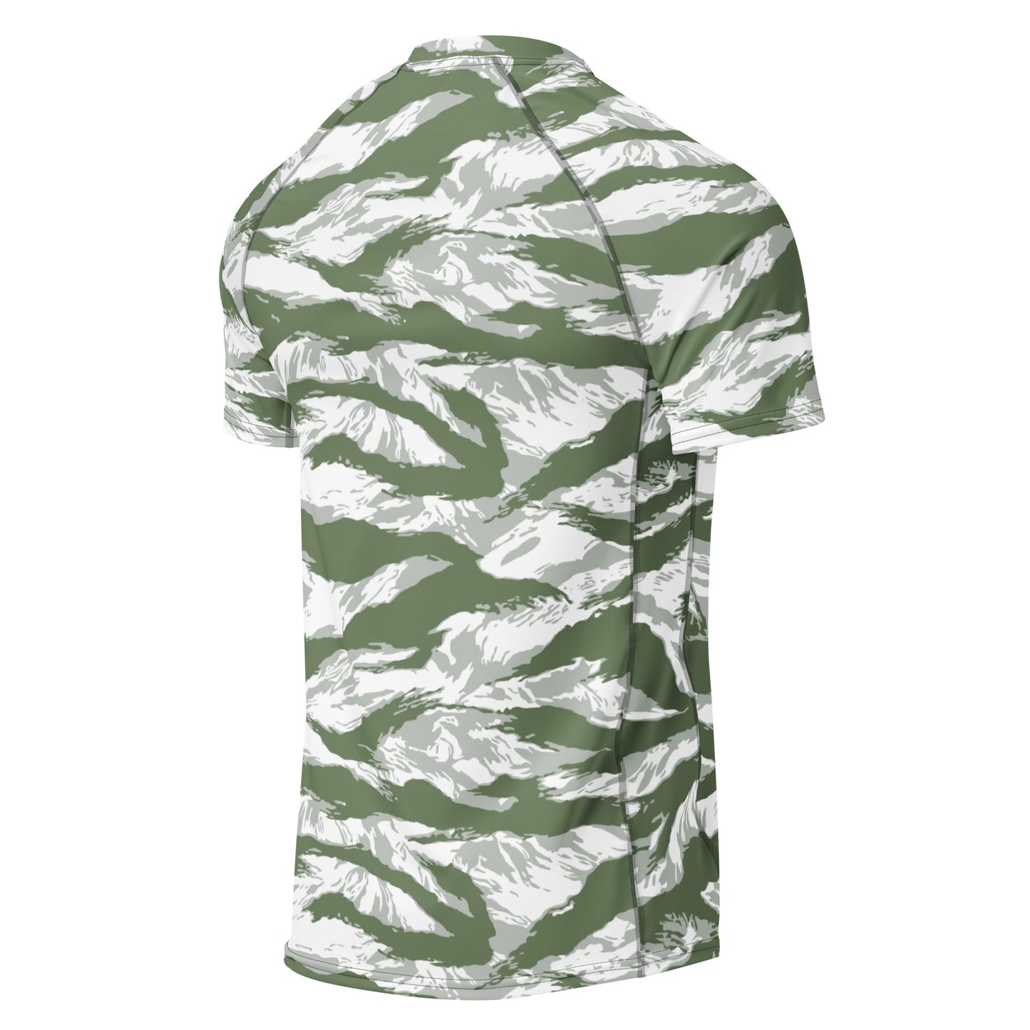 American Tiger Stripe Arctic Noorvik CAMO Mens Short-Sleeve Rash Guard - Short-sleeve Guards