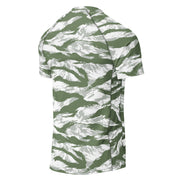 Tiger Stripe Arctic Noorvik CAMO Mens Short-Sleeve Rash Guard - SS