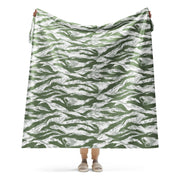 Tiger Stripe Arctic Noorvik CAMO Sherpa Blanket - 60″×80″